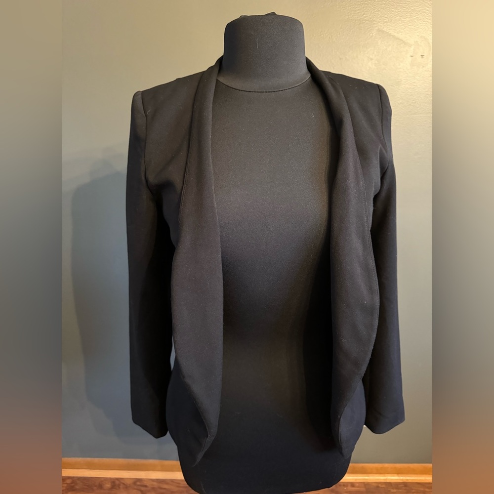 Apt. 9 Black Blazer with Open Front